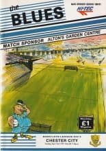 Southend United v Chester City 02-Apr-1991