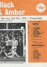 Cambridge United v Chesterfield 02-Feb-1974