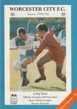 Worcester City v Corby Town 23-Nov-1991