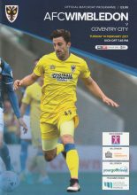 AFC Wimbledon v Coventry City 14-Feb-2017
