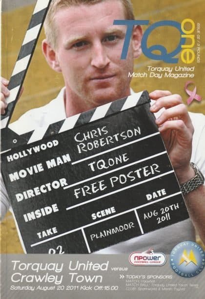 Torquay United v Crawley Town   20-Aug-2011