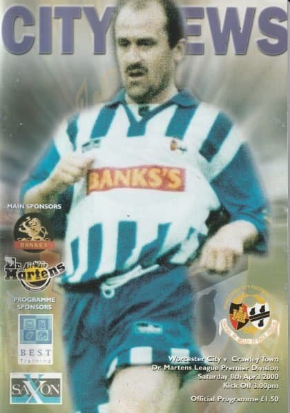 Worcester City v Crawley Town  08-Apr-2000