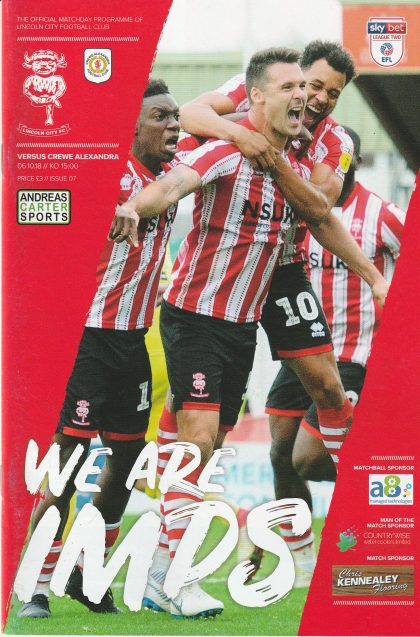 Lincoln City v Crewe Alexandra  06-Oct-2018