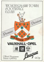 Wokingham Town v Dartford  15-Oct-1988
