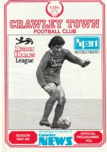 Crawley Town v Dartford  20-Feb-1988