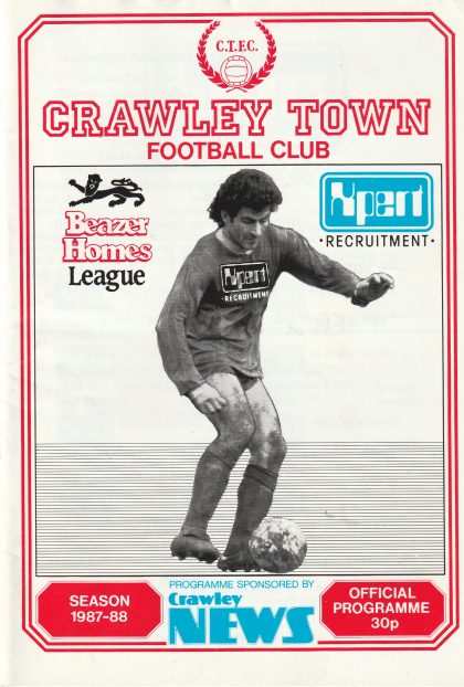 Crawley Town v Dartford  20-Feb-1988