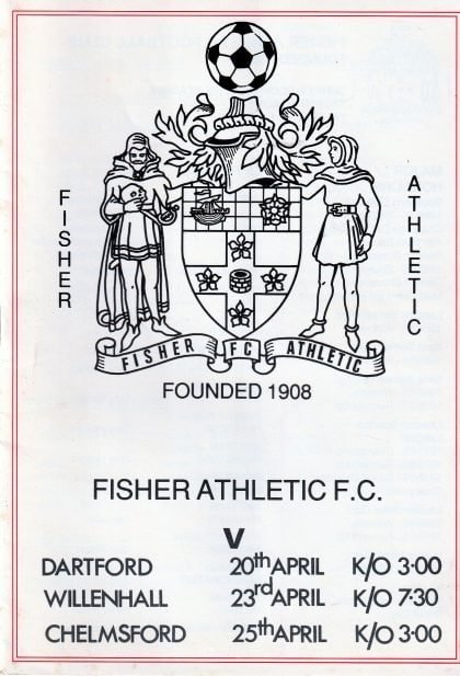 Fisher Athletic v Willenhall Town 23-Apr-1987