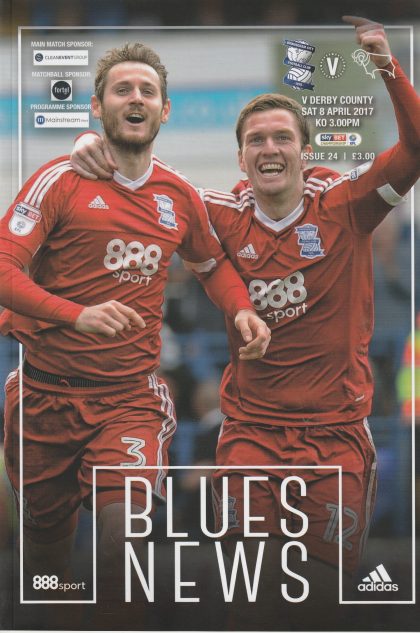 Birmingham City v Derby County 08-Apr-2017