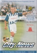 Worcester City v Dorchester Town 11-Nov-2000