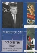 Worcester City v Dorchester Town 30-Jan-1999