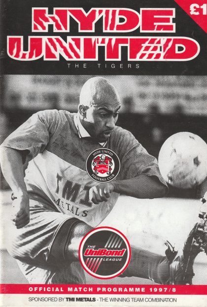 Hyde United v Dover Athletic  21-Feb-1998