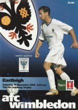 AFC Wimbledon v Eastleigh  25-Nov-2006