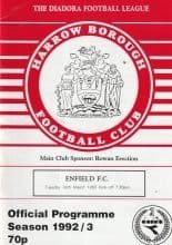 Harrow Borough v Enfield   16-Mar-1993