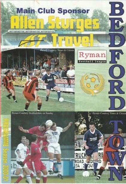 Bedford Town v Enfield  30-Sep-2000