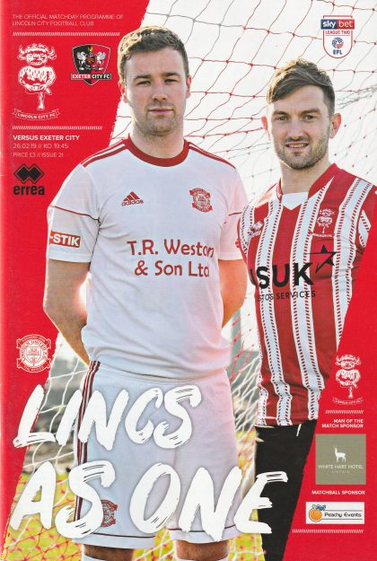 Lincoln City v Exeter City  26-Feb-2019