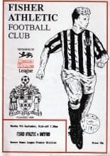 Fisher Athletic v Dartford 09-Sep-1991
