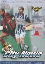 Worcester City v Folkestone Invicta 20-Jan-2001