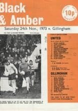 Cambridge United v Gillingham  24-Nov-1973