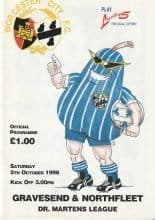 Worcester City v Gravesend & Northfleet  05-Oct-1996