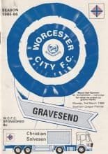 Worcester City v Gravesend & Northfleet  03-Mar-1986