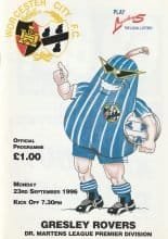 Worcester City v Gresley Rovers 23-Sep-1996