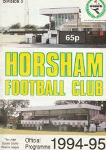 Horsham v Hertford Town  25-Feb-1995