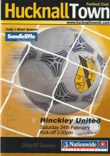 Hucknall Town v Hinckley United  24-Feb-2007