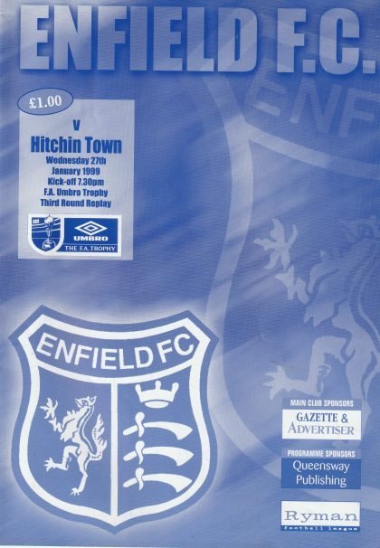 Enfield v Hitchin Town  27-Jan-1999