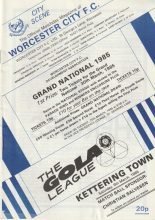 Worcester City v Kettering Town  09-Mar-1985