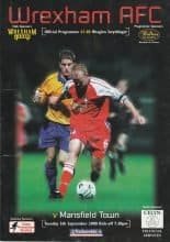 Wrexham v Mansfield Town  05-Sep-2000