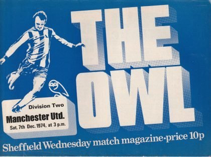 Sheffield Wednesday v Manchester United 07-Dec-1974