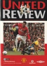 Manchester United v Middlesbrough 11-Nov-2000
