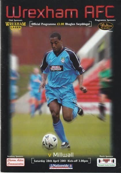 Wrexham v Millwall 28-Apr-2001