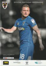 AFC Wimbledon v Milton Keynes Dons 22-Sep-2017