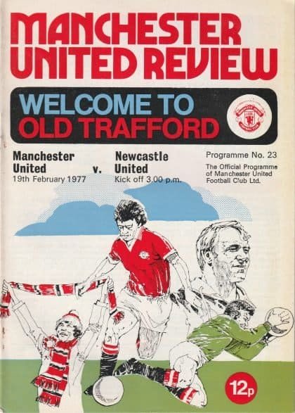 Manchester United v Newcastle United 19-Feb-1977