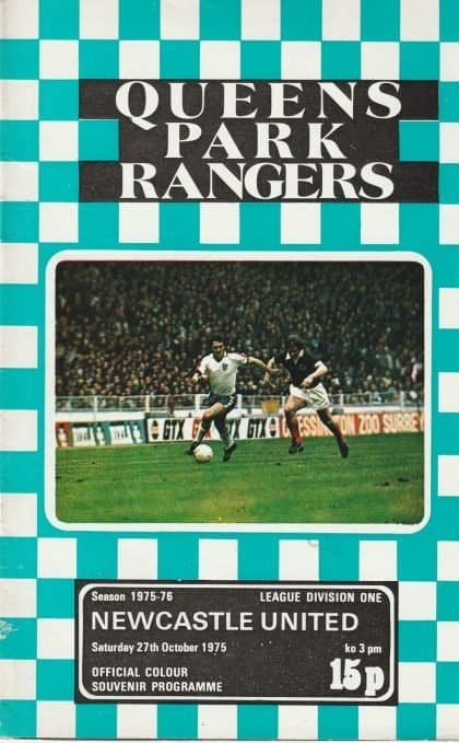 Queens Park Rangers v Newcastle United 27-Oct-1975