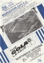 Worcester City v Northwich Victoria  22-Dec-1984