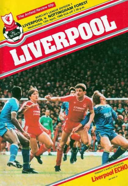 Liverpool v Nottingham Forest 13-Apr-1988