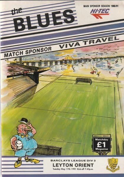 Southend United v Leyton Orient  17-May-1991