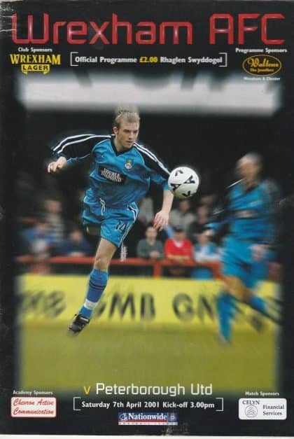 Wrexham v Peterborough United 07-Apr-2001