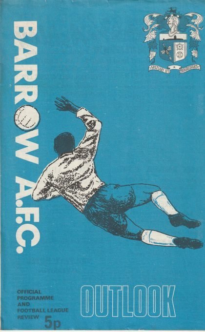 Barrow v Preston North End  18-Aug-1971