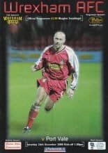 Wrexham v Port Vale 26-Dec-2000
