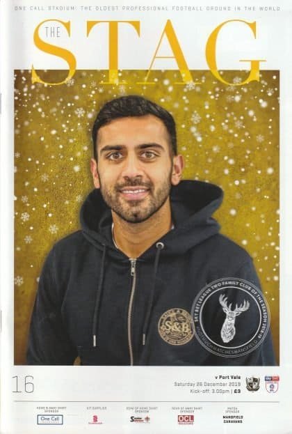 Mansfield Town v Port Vale 26-Dec-2019
