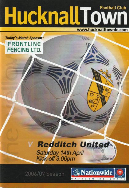 Hucknall Town v Redditch United  14-Apr-2007