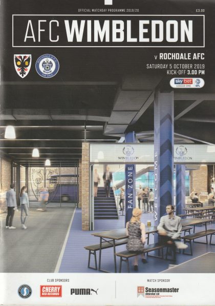 AFC Wimbledon v Rochdale  05-Oct-2019