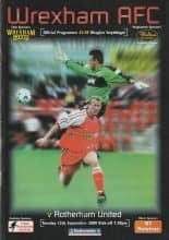 Wrexham v Rotherham United  12-Sep-2000