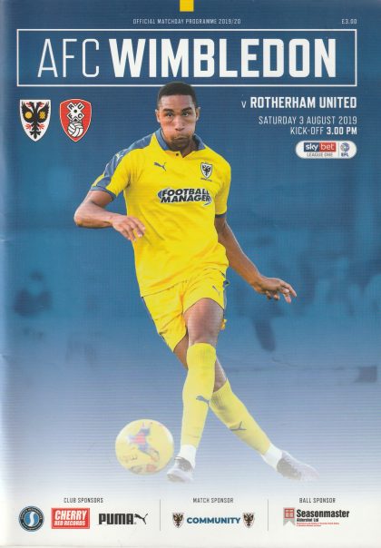 AFC Wimbledon v Rotherham United 03-Aug-2019