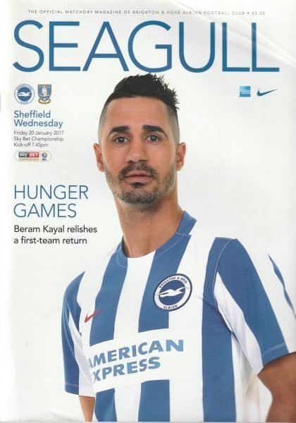 Brighton & Hove Albion v Sheffield Wednesday 20-Jan-2017