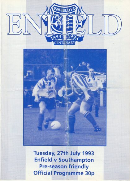 Enfield v Southampton 27-Jul-1993