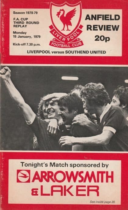 Liverpool v Southend United 15-Jan-1979